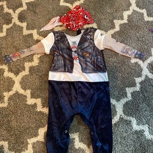 Baby biker costume
